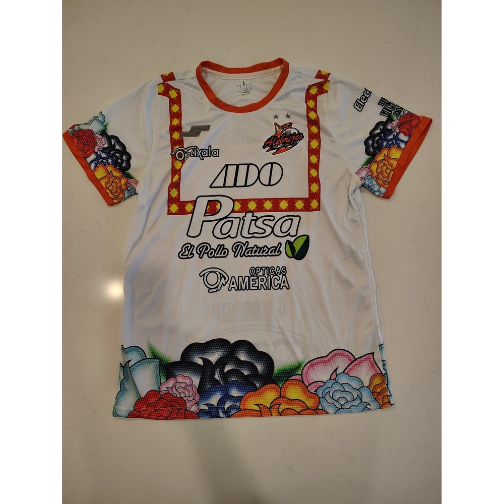 Alebrijes de Oaxaca Soccer Jersey Mens Large White Climalite Liga MX Shirt